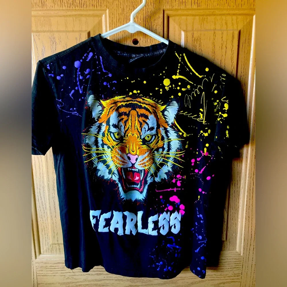 Boys Rhinestone tiger - Picture 1 of 3